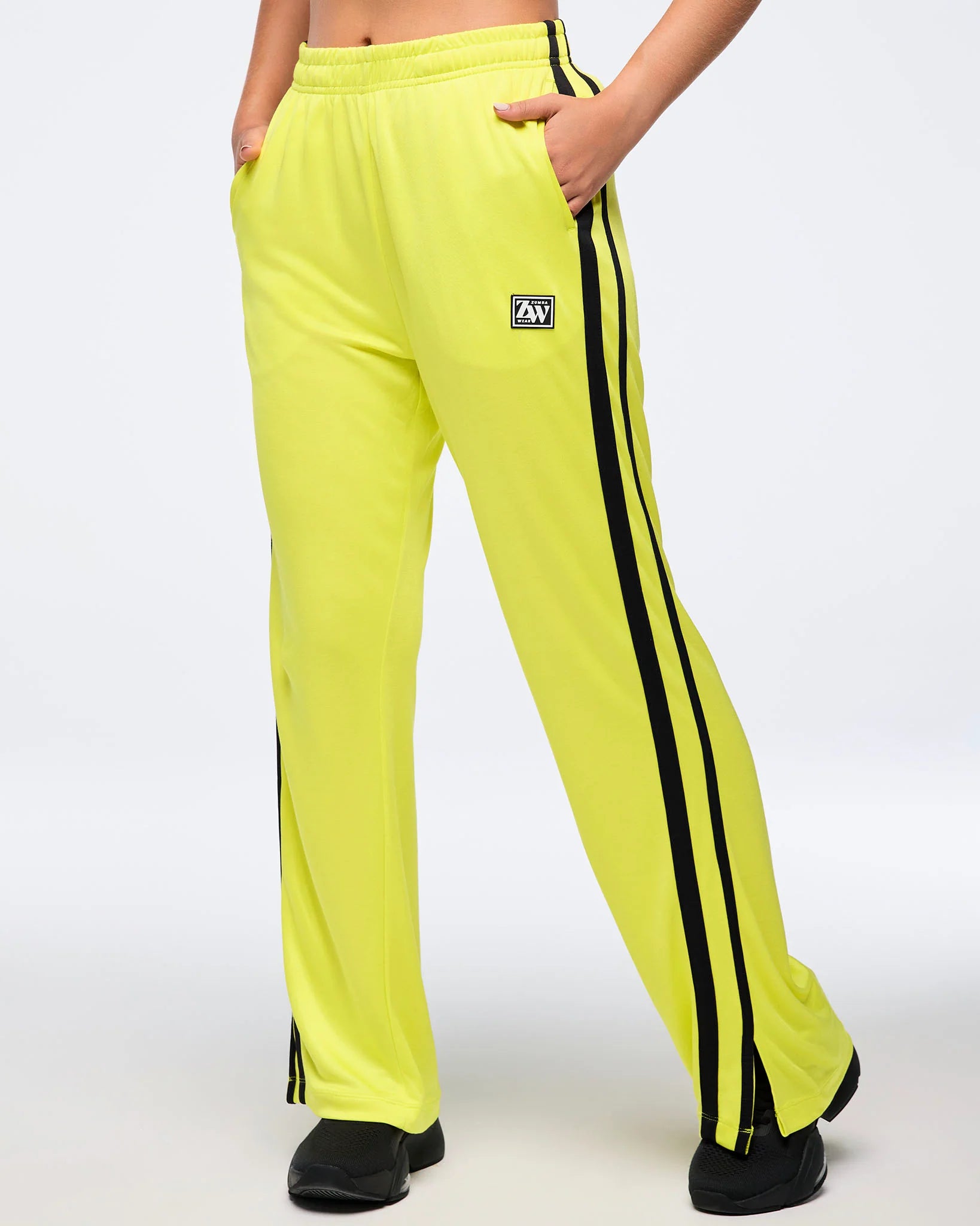 Zumba Haus Mid Rise Knit Track Pants B17