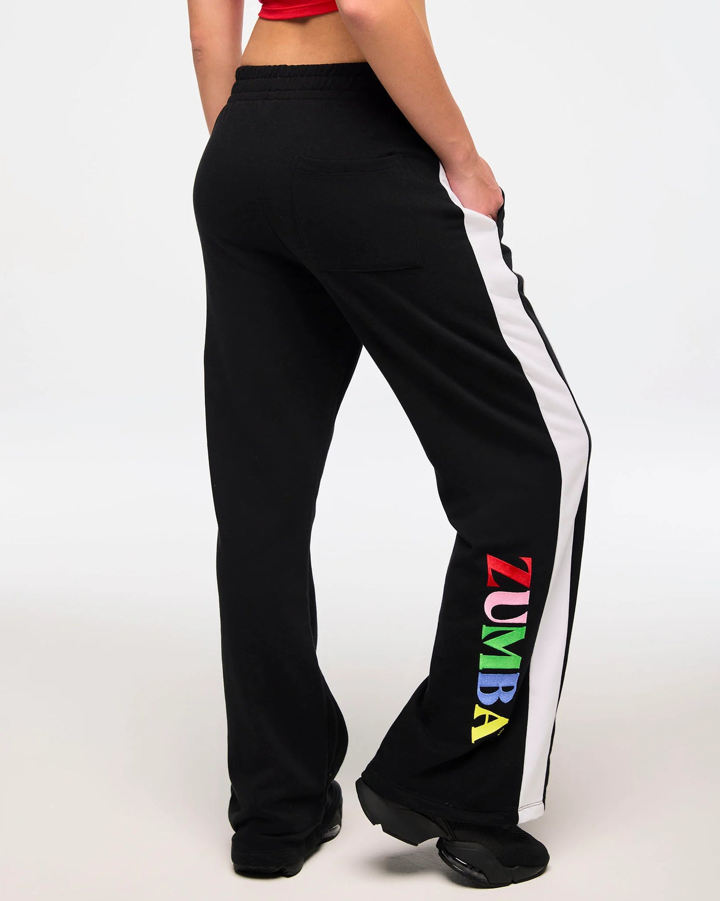 Zumba Haus Knit Flared Leg Sweatpants Z3