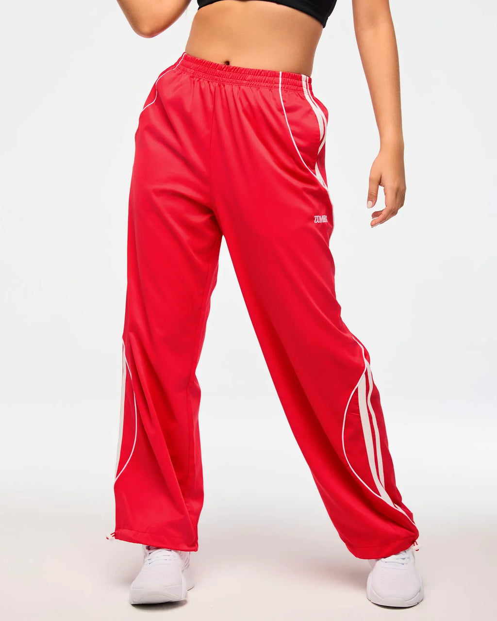 Zumba Haus Curvy Woven Track Pants B17