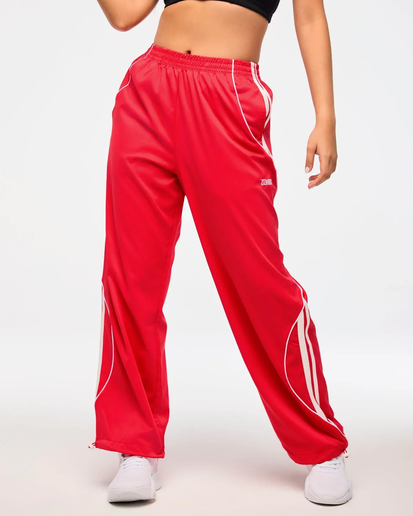 Zumba Haus Curvy Woven Track Pants B17