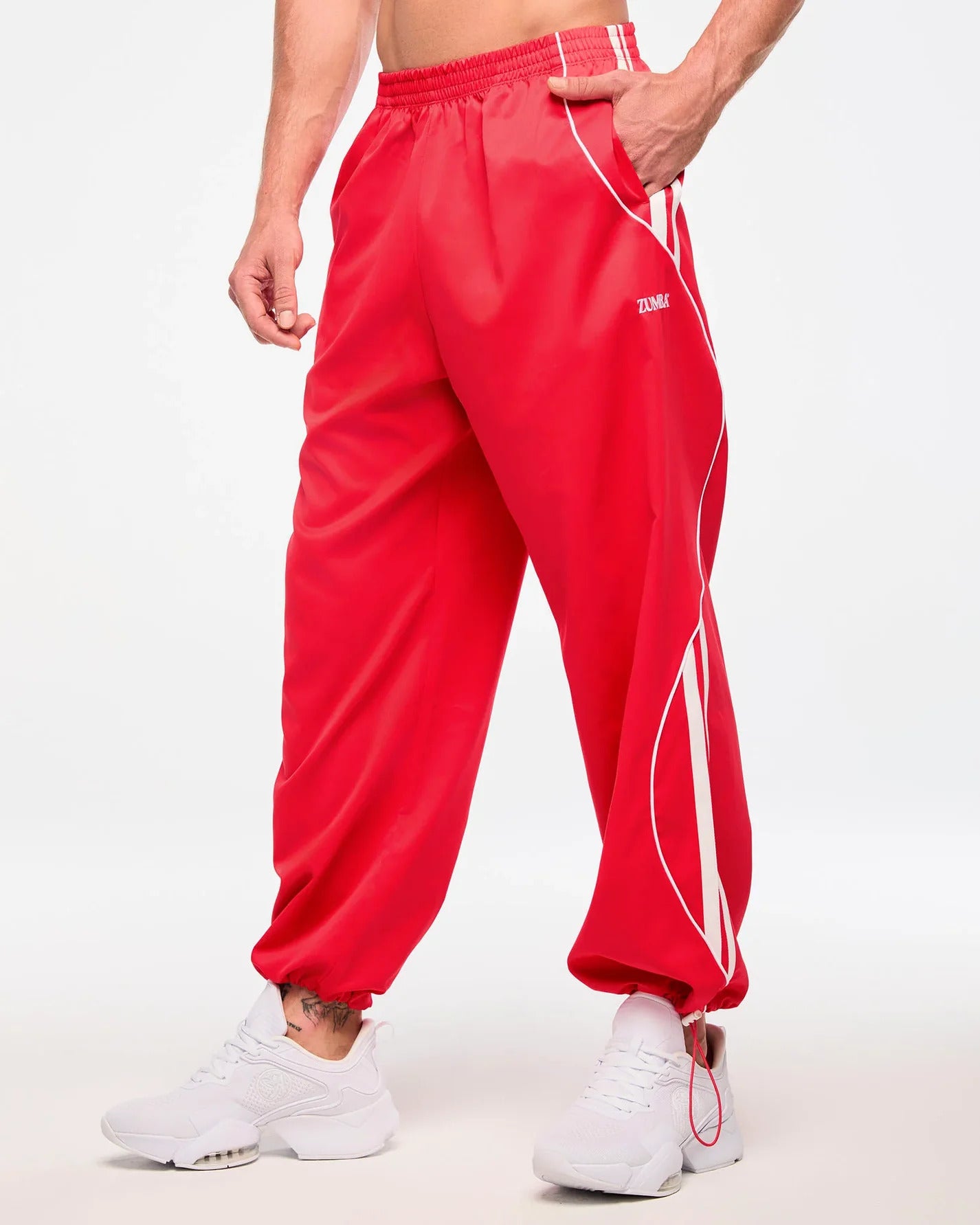 Zumba Haus Curvy Woven Track Pants B17