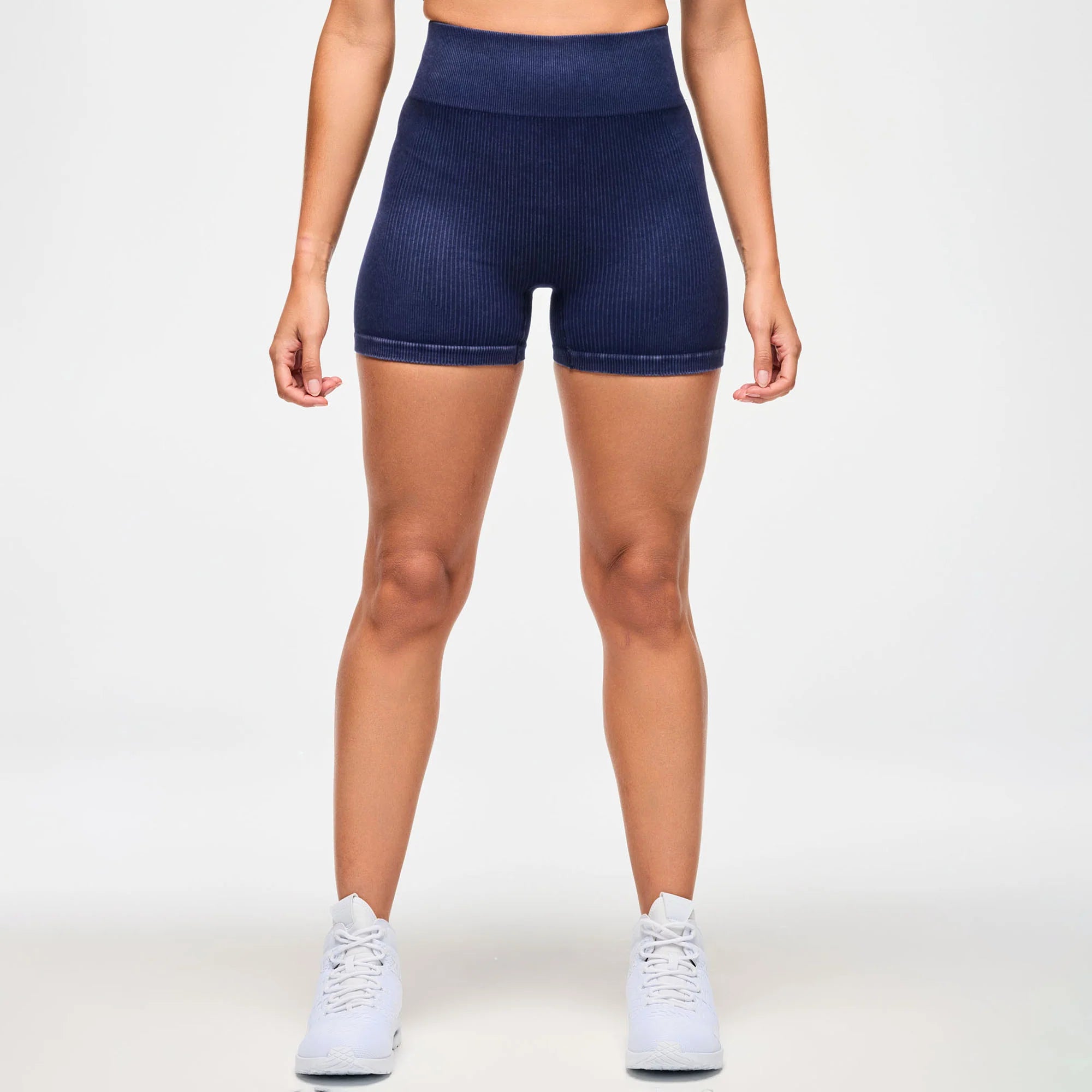 Blue Jean Seamless High Waisted Biker Shorts B25
