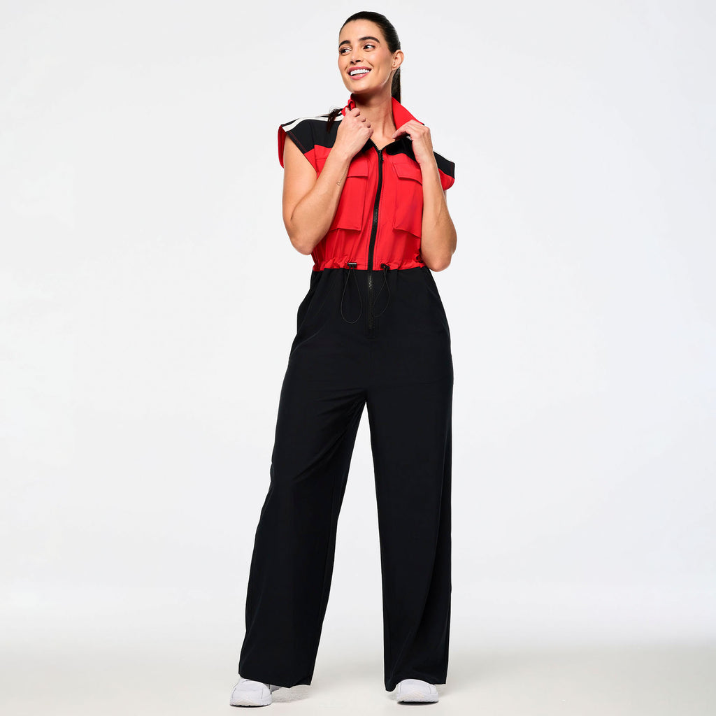 Victory Sleeveless Woven Jumpsuit B17