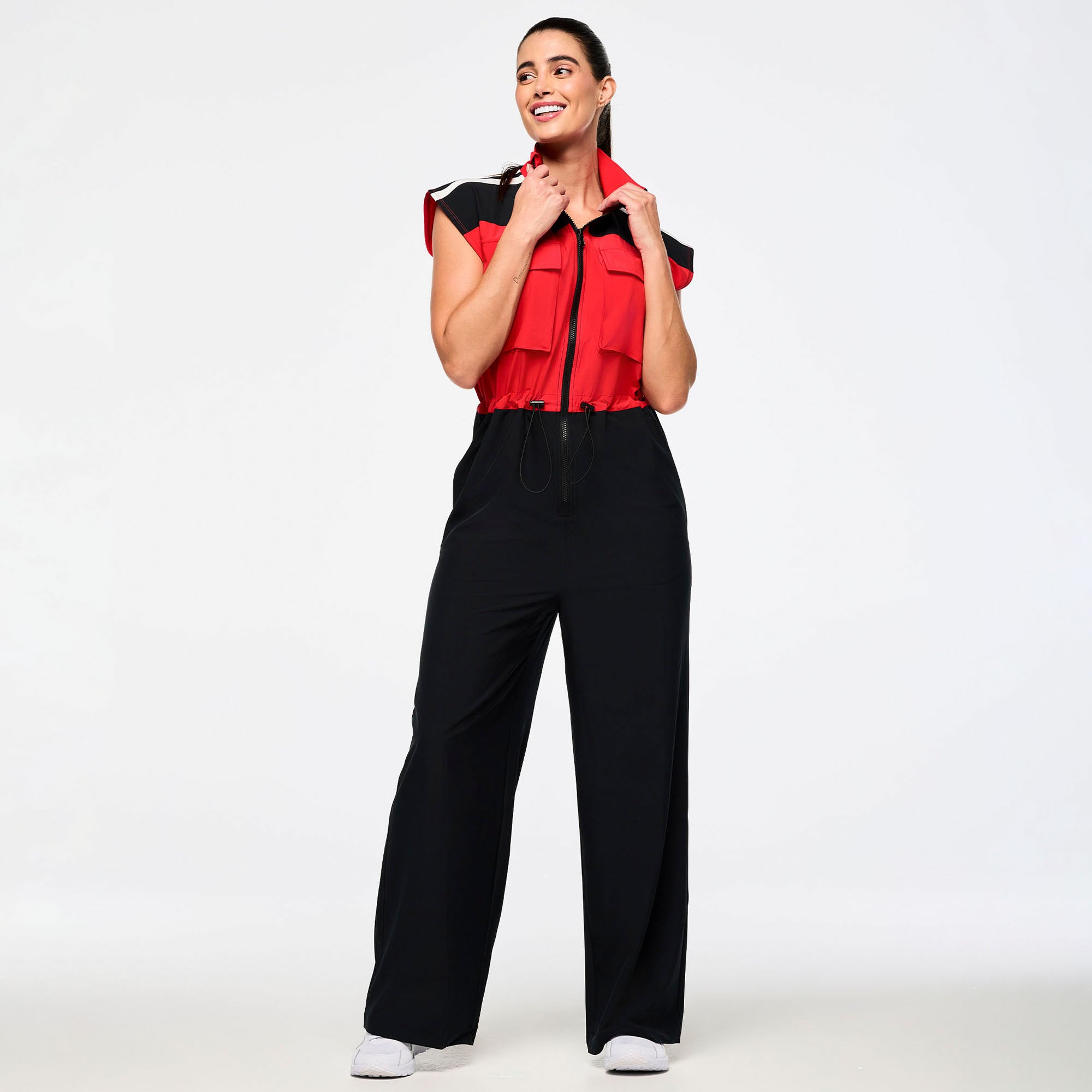 Victory Sleeveless Woven Jumpsuit B17