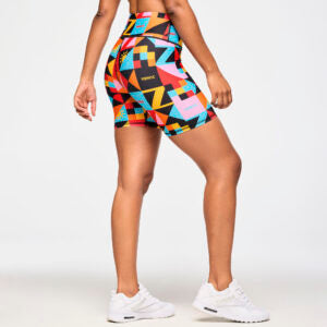 Zumba Rays High Waisted Biker Shorts Z23