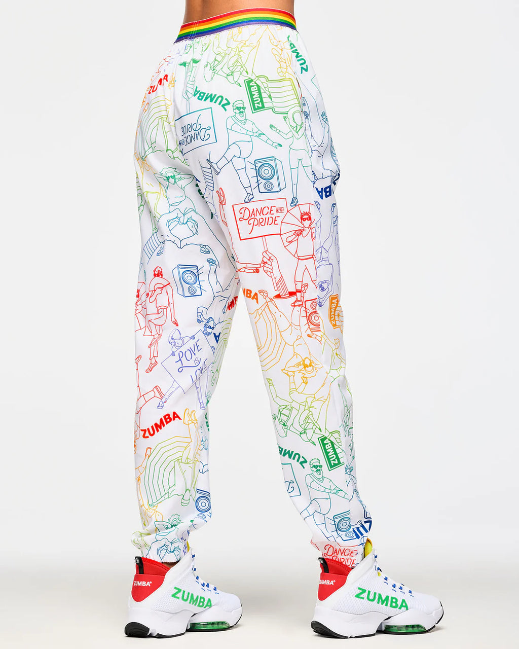 Zumba Elastic Waistband Slouch Woven Pants Z17