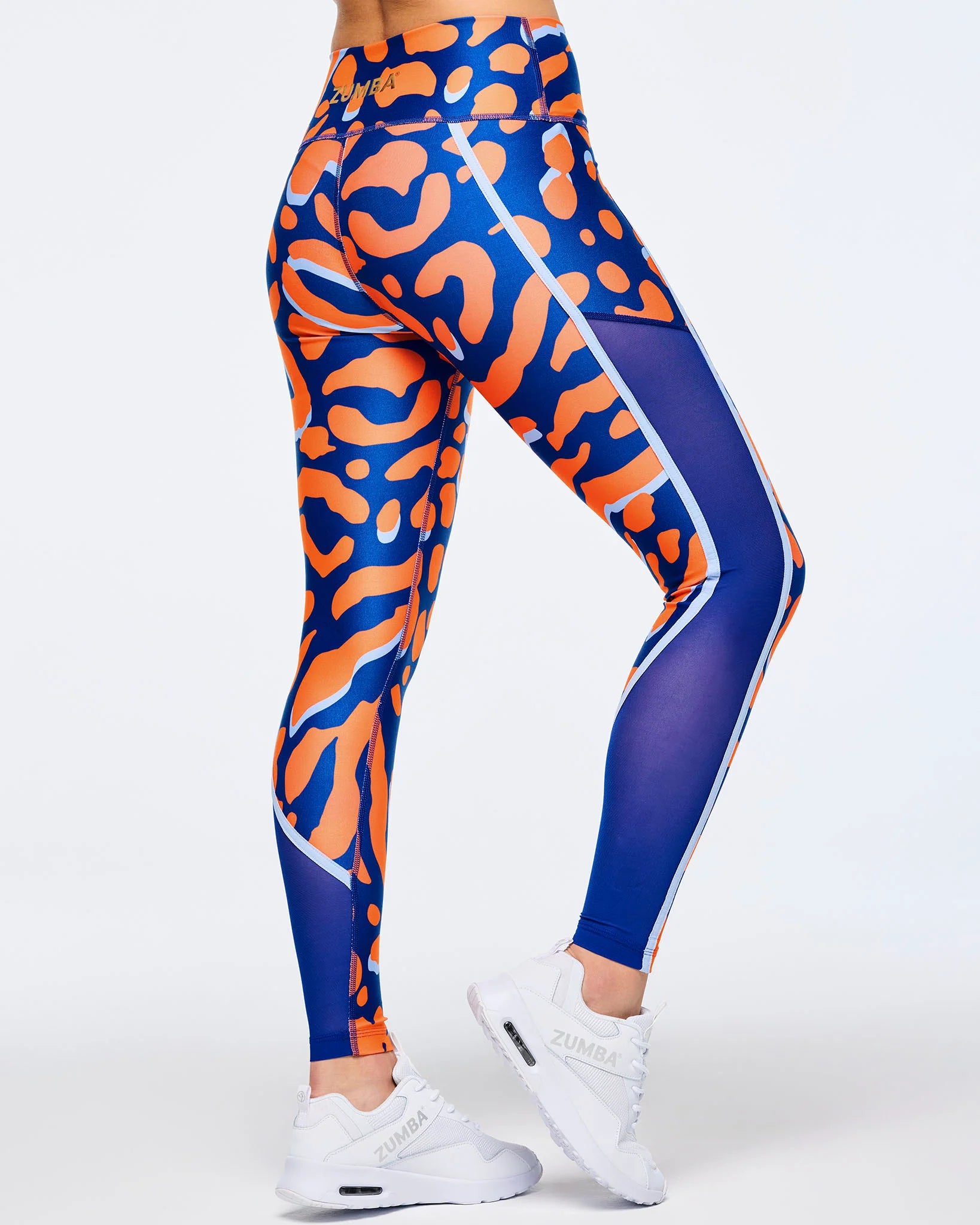 Victory High Waisted Ankle Leggings With Side Inserts B17