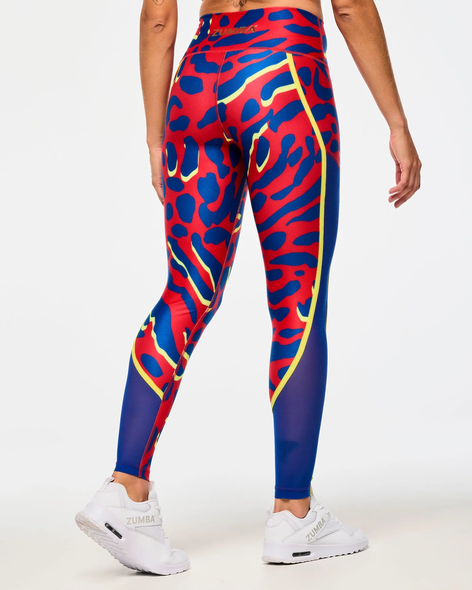 Victory High Waisted Ankle Leggings With Side Inserts B17