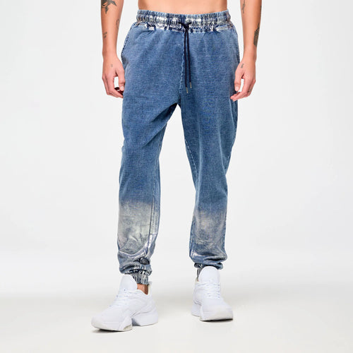 Blue Jean Knit Pants Z14