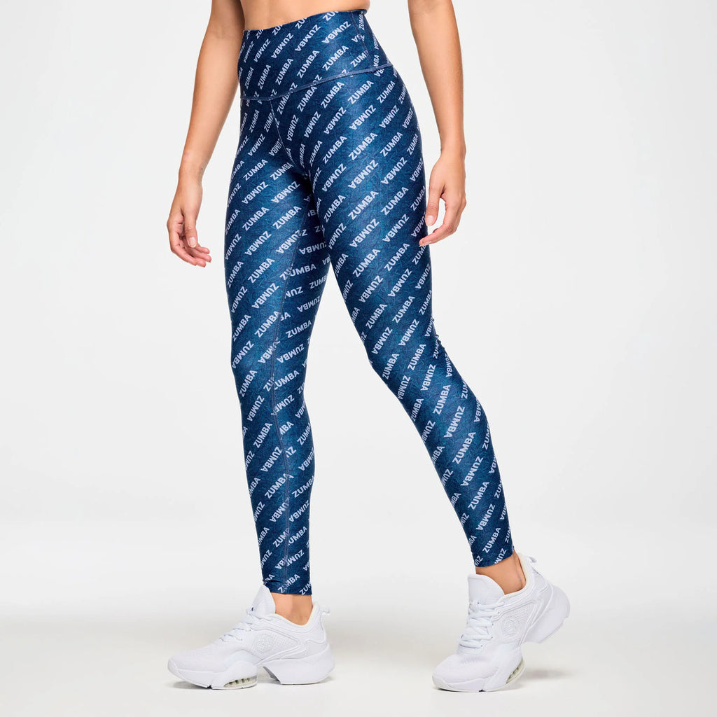 Blue Jean High Waisted Ankle Leggings Denim B21