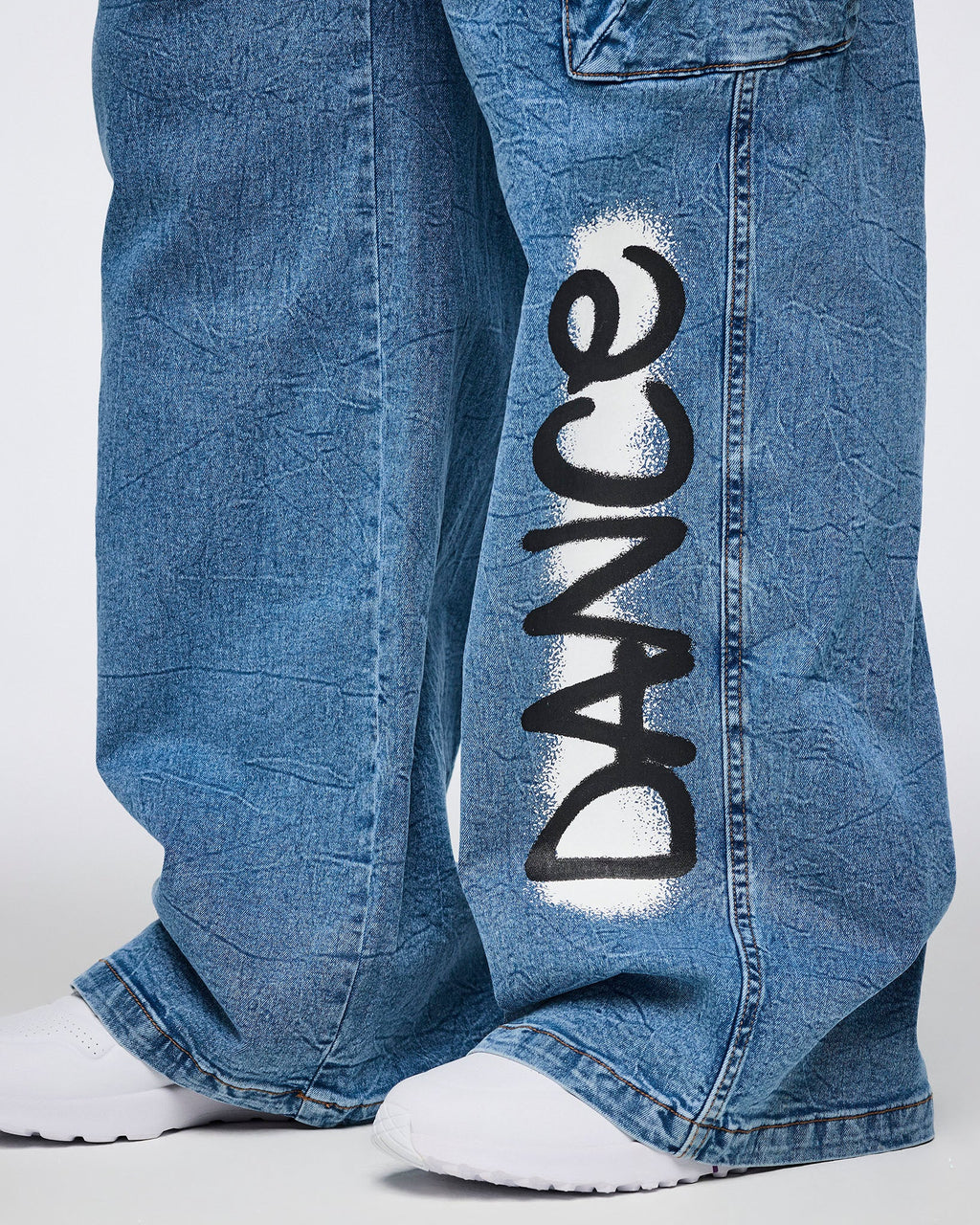 Pride Baggy Denim Cargo Pants Z16