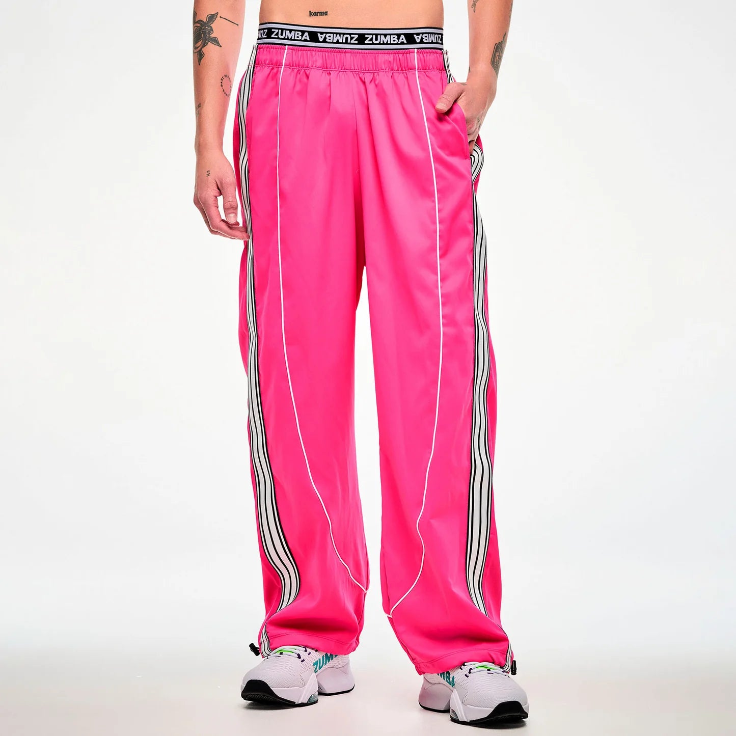Electric Feel Double Waisted Slouch Pants
