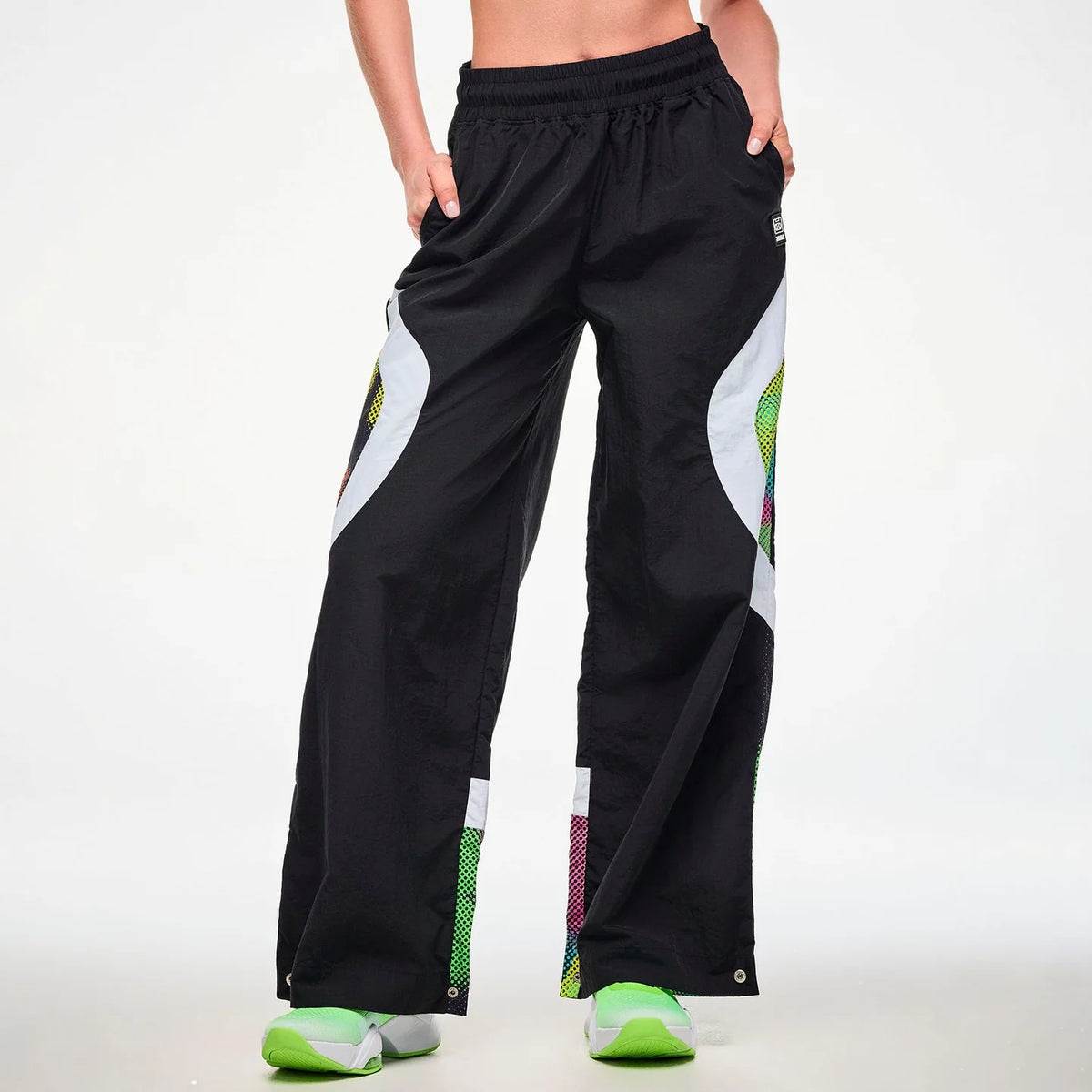 Electric Feel Wide Leg Track Pants