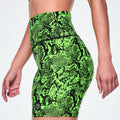 Ultrabright High Waisted Biker Shorts