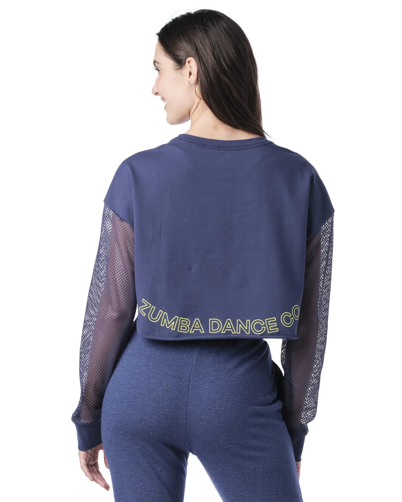 Zumba Dance Co. Long Sleeve Crop Top (B2)