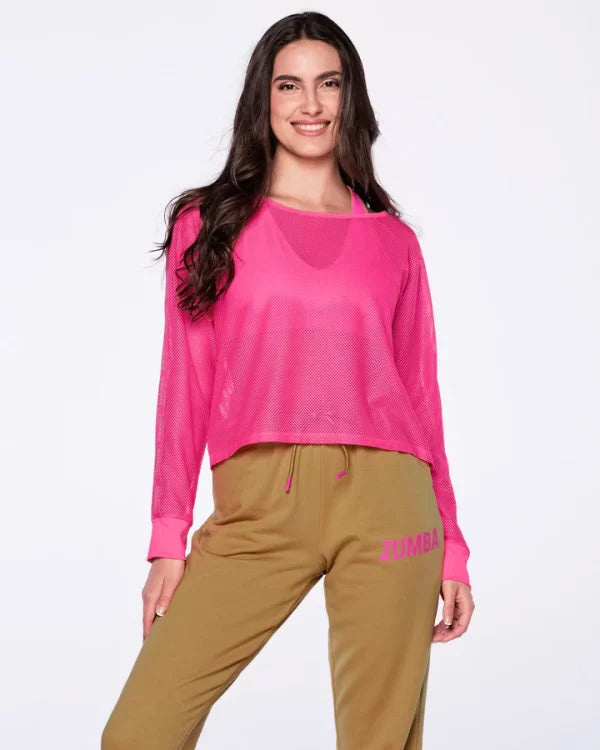 Zumba Core Mesh Pullover Z23
