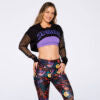 Zumba In Motion Long Sleeve Crop Top Z24