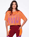 Zumba Dance Crew Mesh Crop Top  ZC