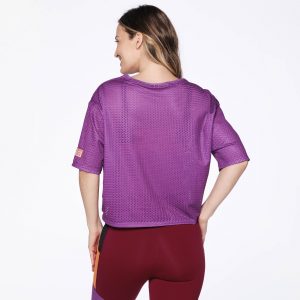 Zumba Dance Crew Mesh Crop Top Z24