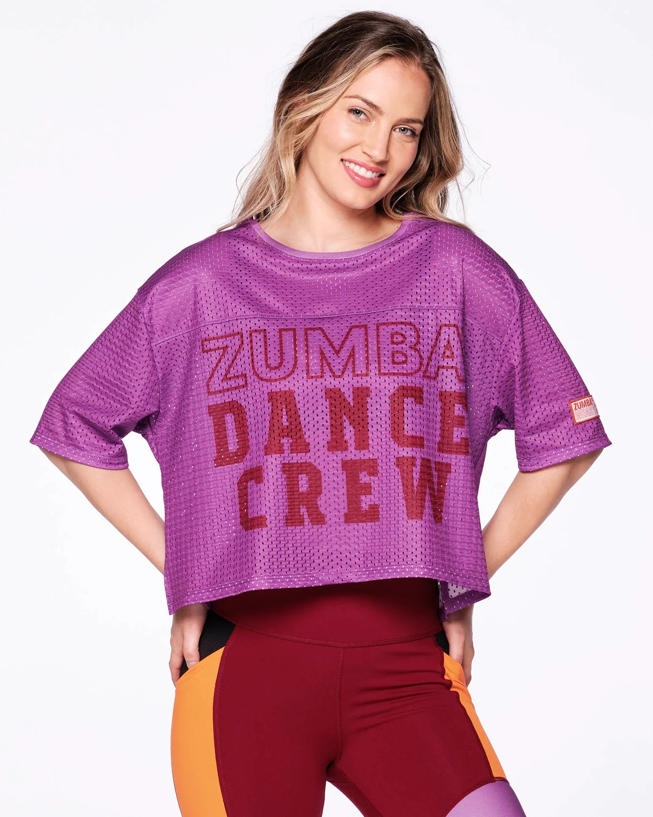 Zumba Dance Crew Mesh Crop Top  BZC18
