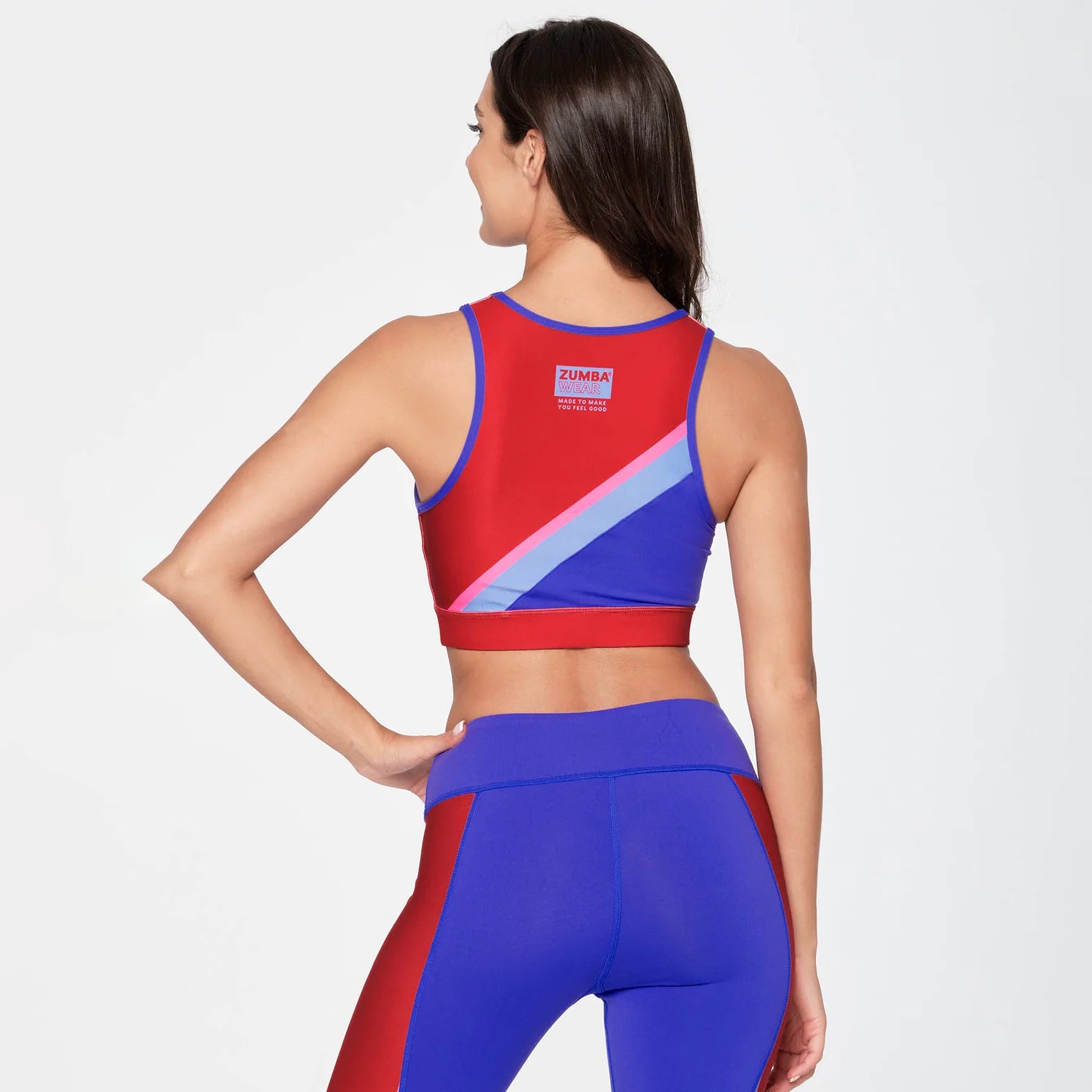 Zumba Happy High Neck Longline Bra Z12