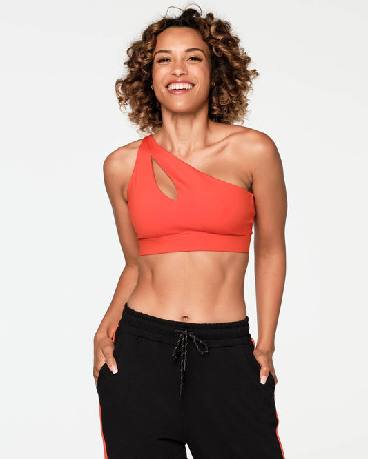 Zumba Happy One Shoulder Bra Z7