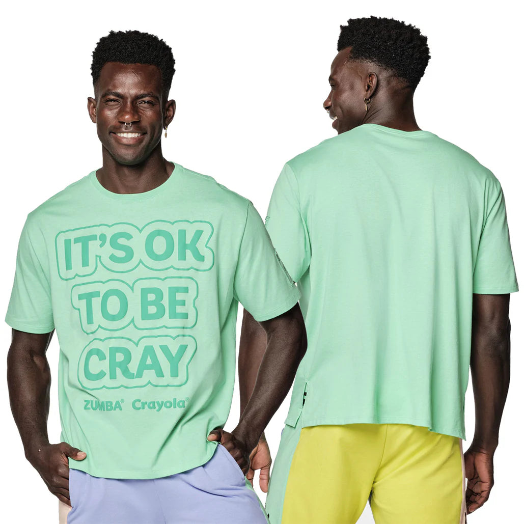 Zumba X Crayola It's Okay To Be Cray Tee Z25
