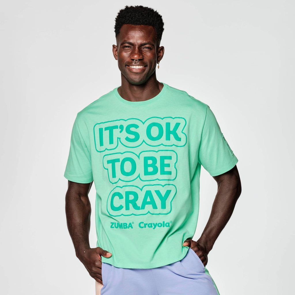 Zumba X Crayola It's Okay To Be Cray Tee Z25
