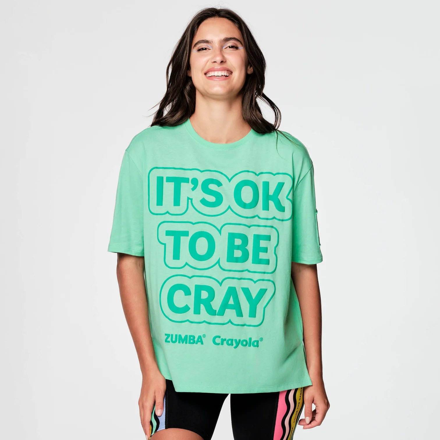 Zumba X Crayola It's Okay To Be Cray Tee Z25