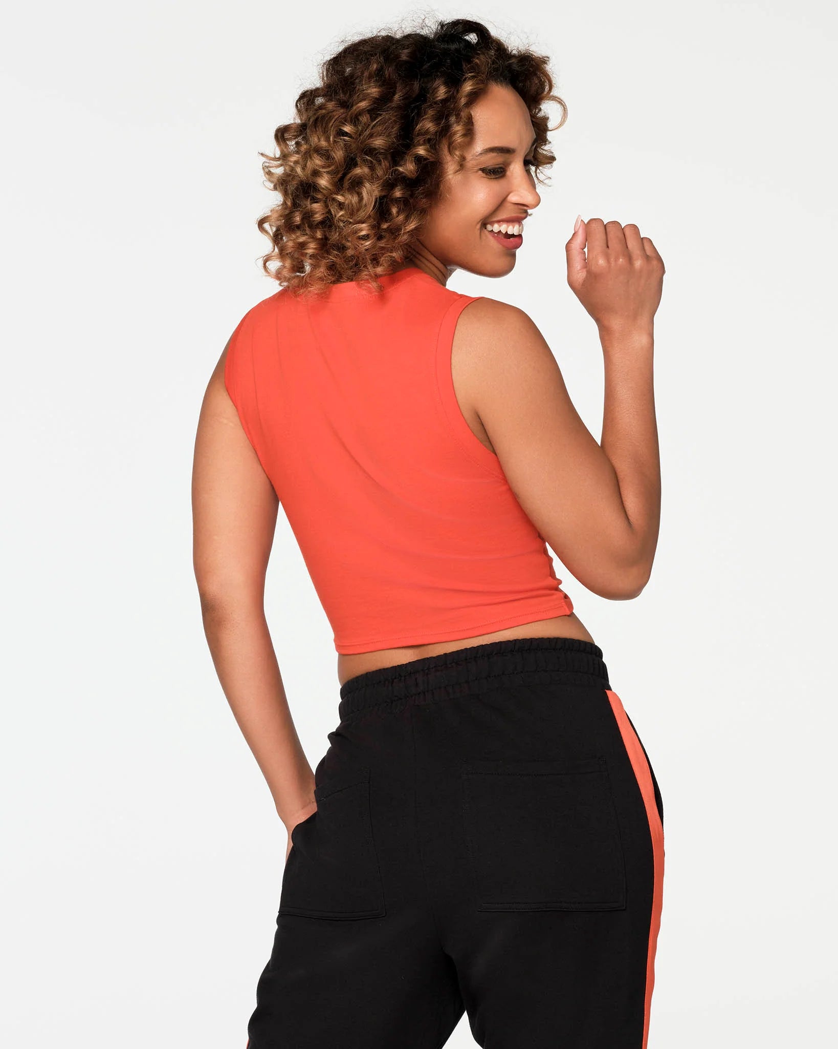 Generation Zumba Twist Front Crop Tank B3