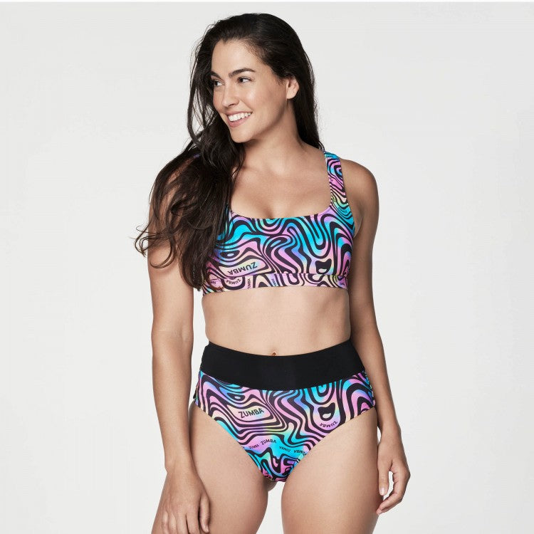 Zumba Printed Swim Bra Z11