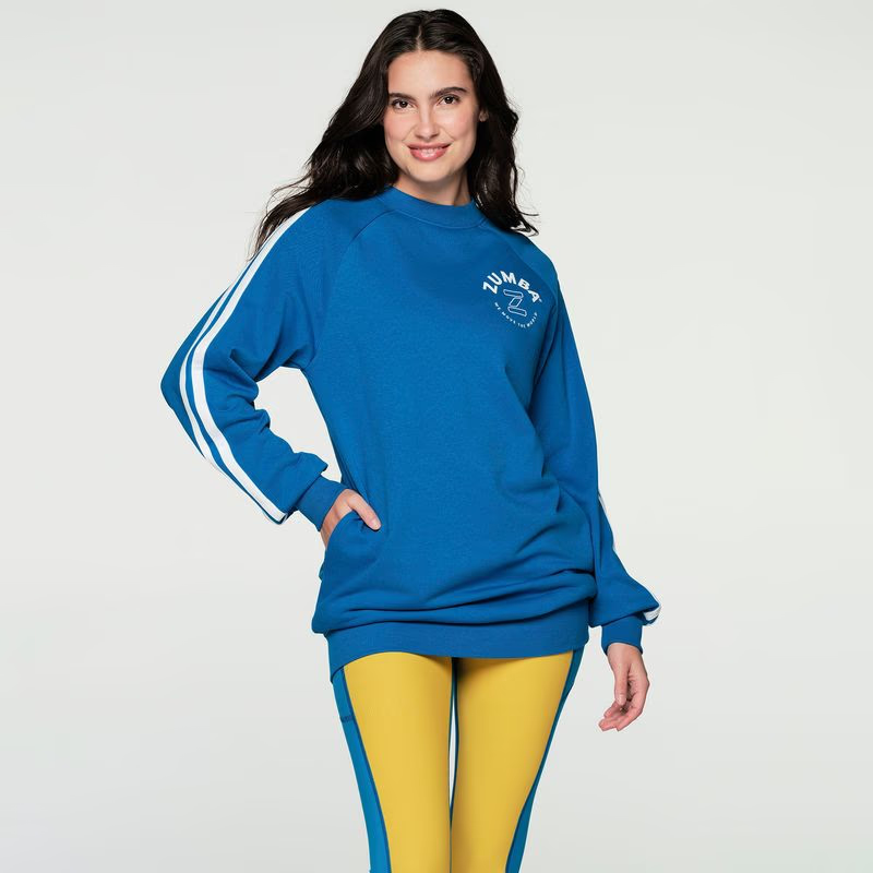 Zumba Move The World Sweatshirt Dress Z23