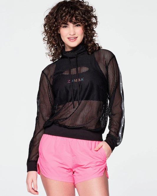 Zumba Upbeat Mesh Pullover B13