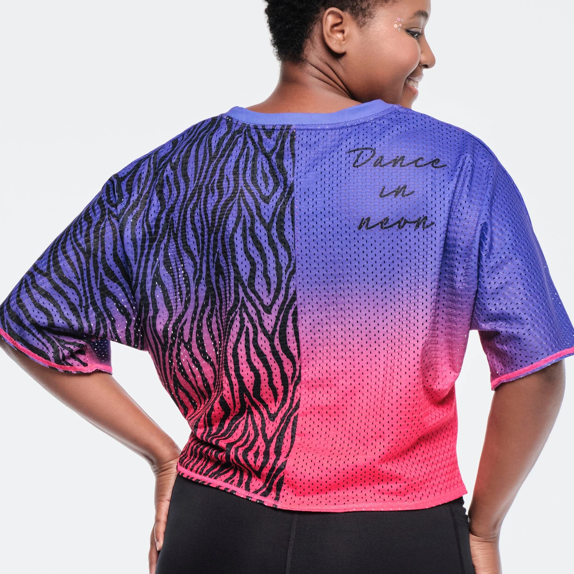 Funscape Boxy Dolman Crop Top Z23