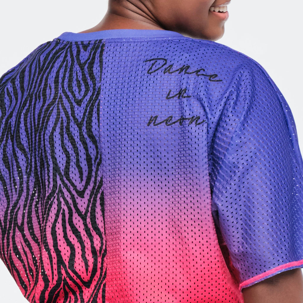 Funscape Boxy Dolman Crop Top Z23