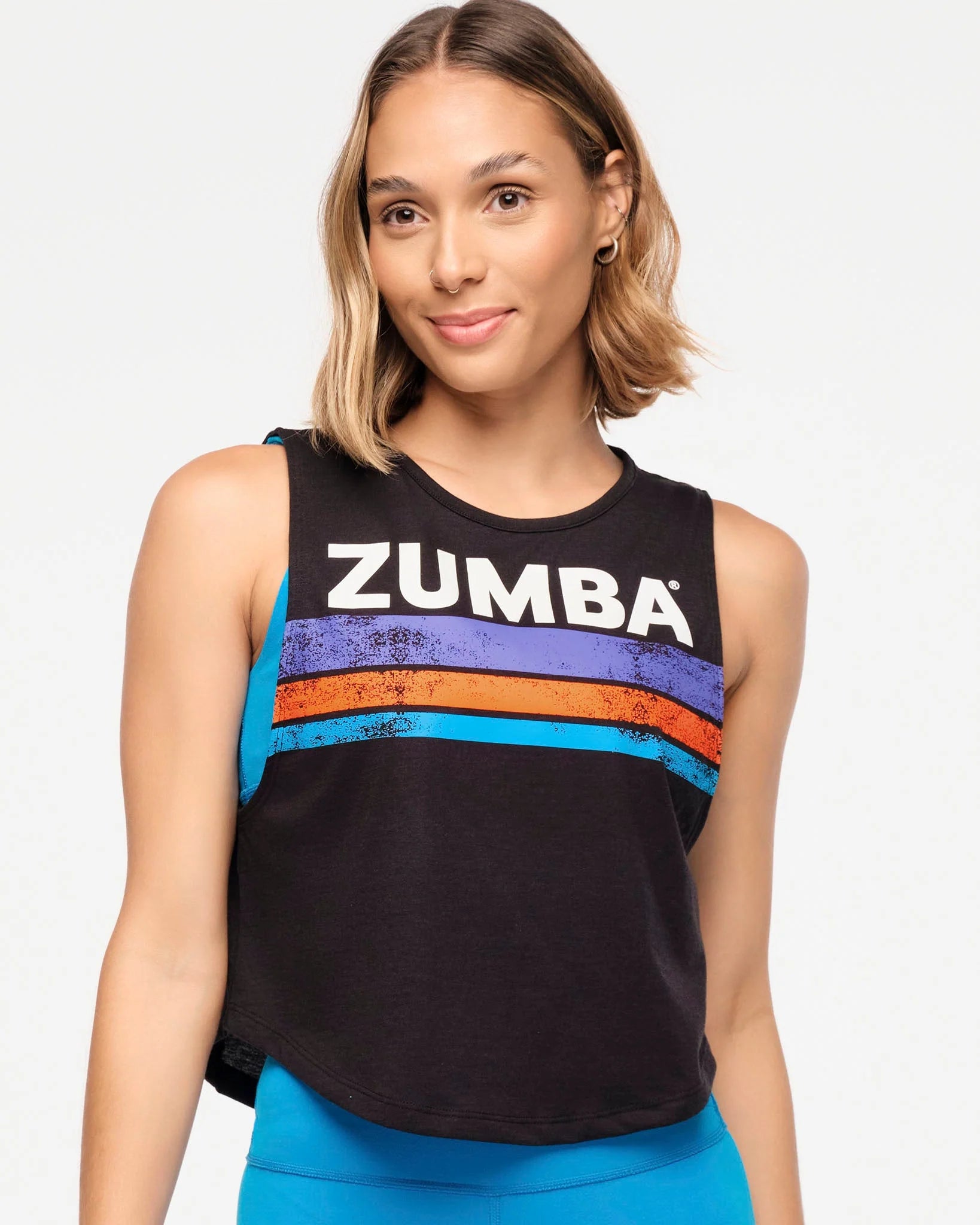 Zumba Explore Round Hem Muscle Tank B15