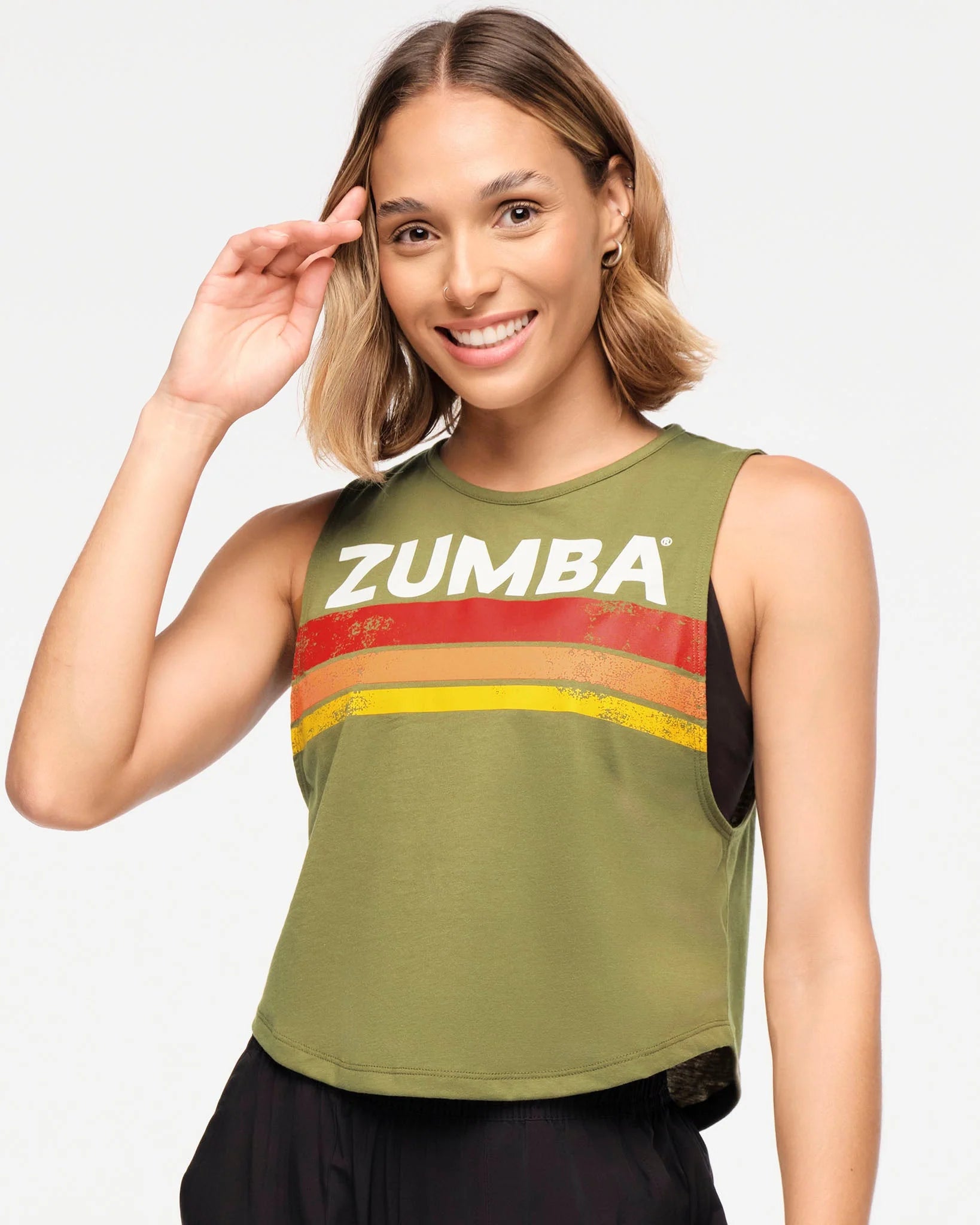 Zumba Explore Round Hem Muscle Tank B15