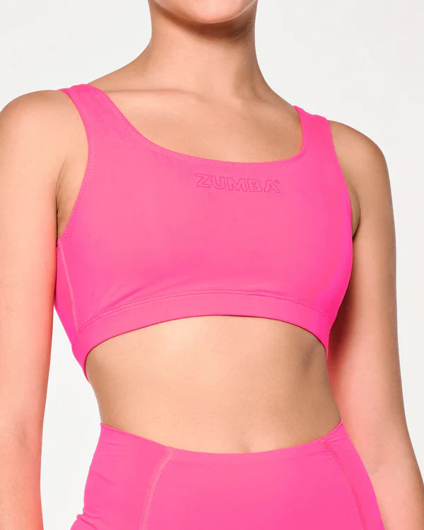Zumba Sun And Swim Bra - Pink  B7