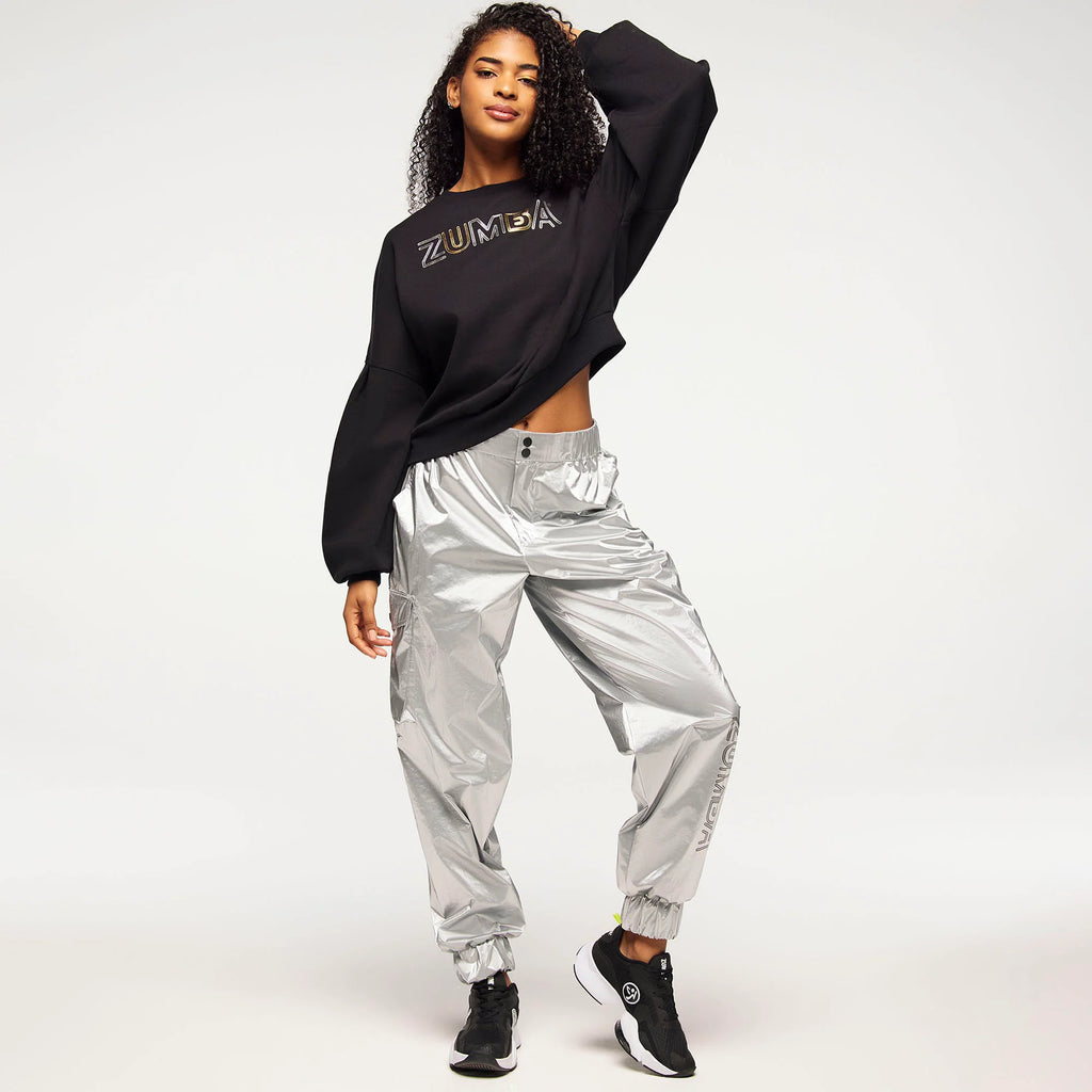 Zumba Runway Pullover Sweatshirt With Bubble Z23