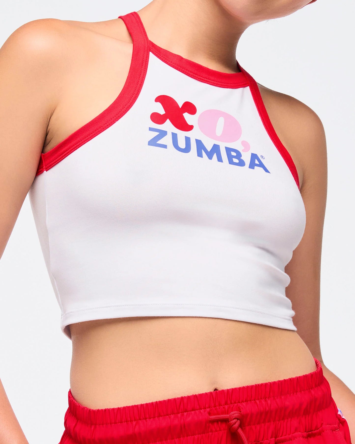 Zumba Love High Neck Crop Cami Tank B11