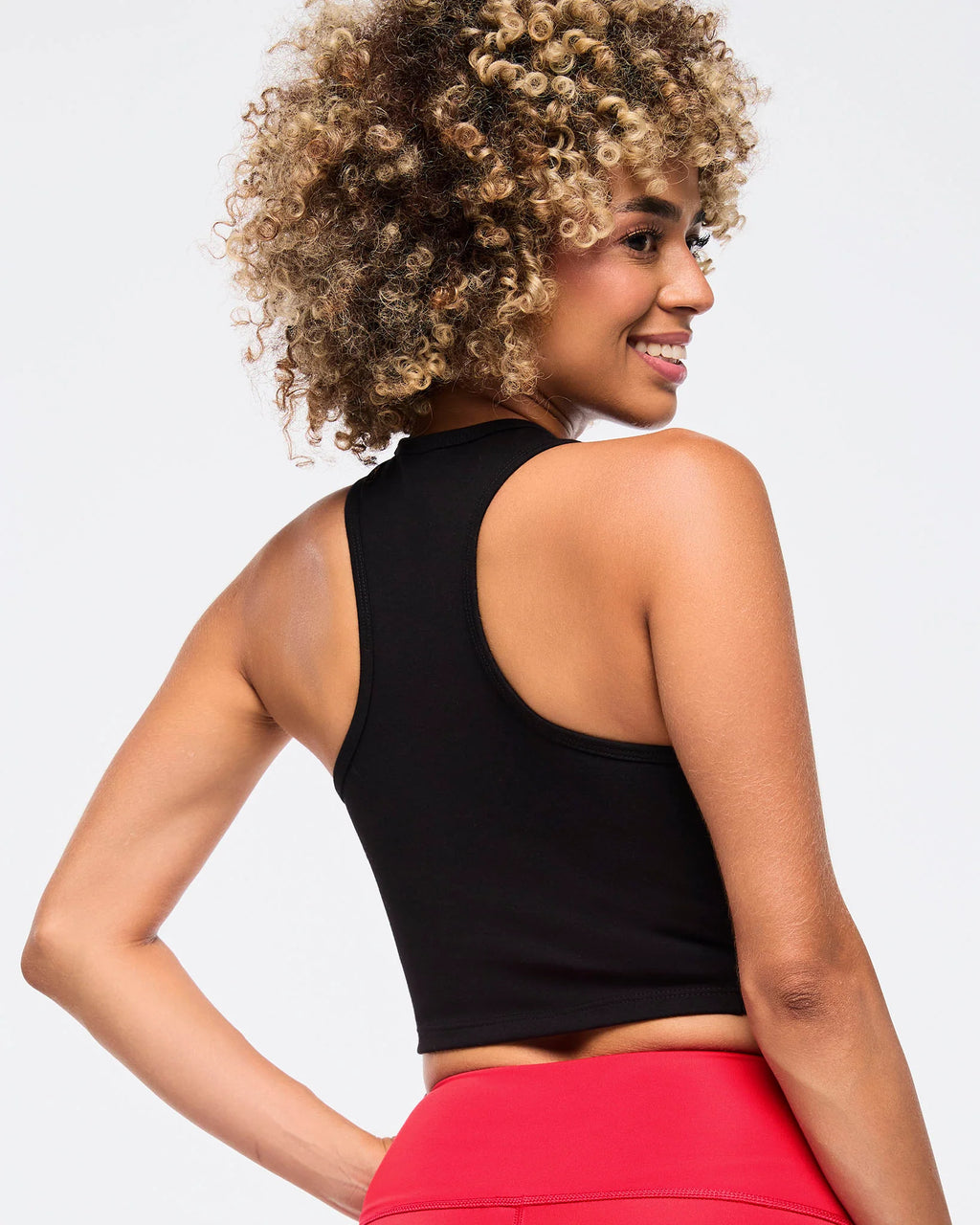 Zumba Love High Neck Mid Crop Tank B11