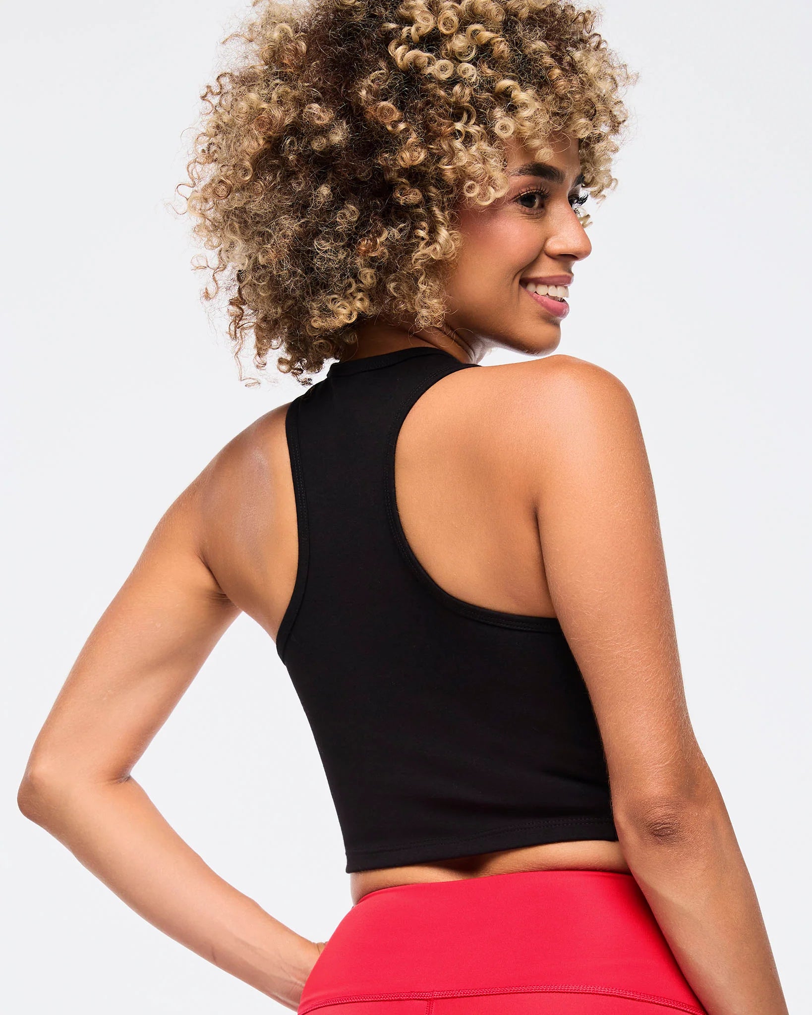 Zumba Love High Neck Mid Crop Tank B11