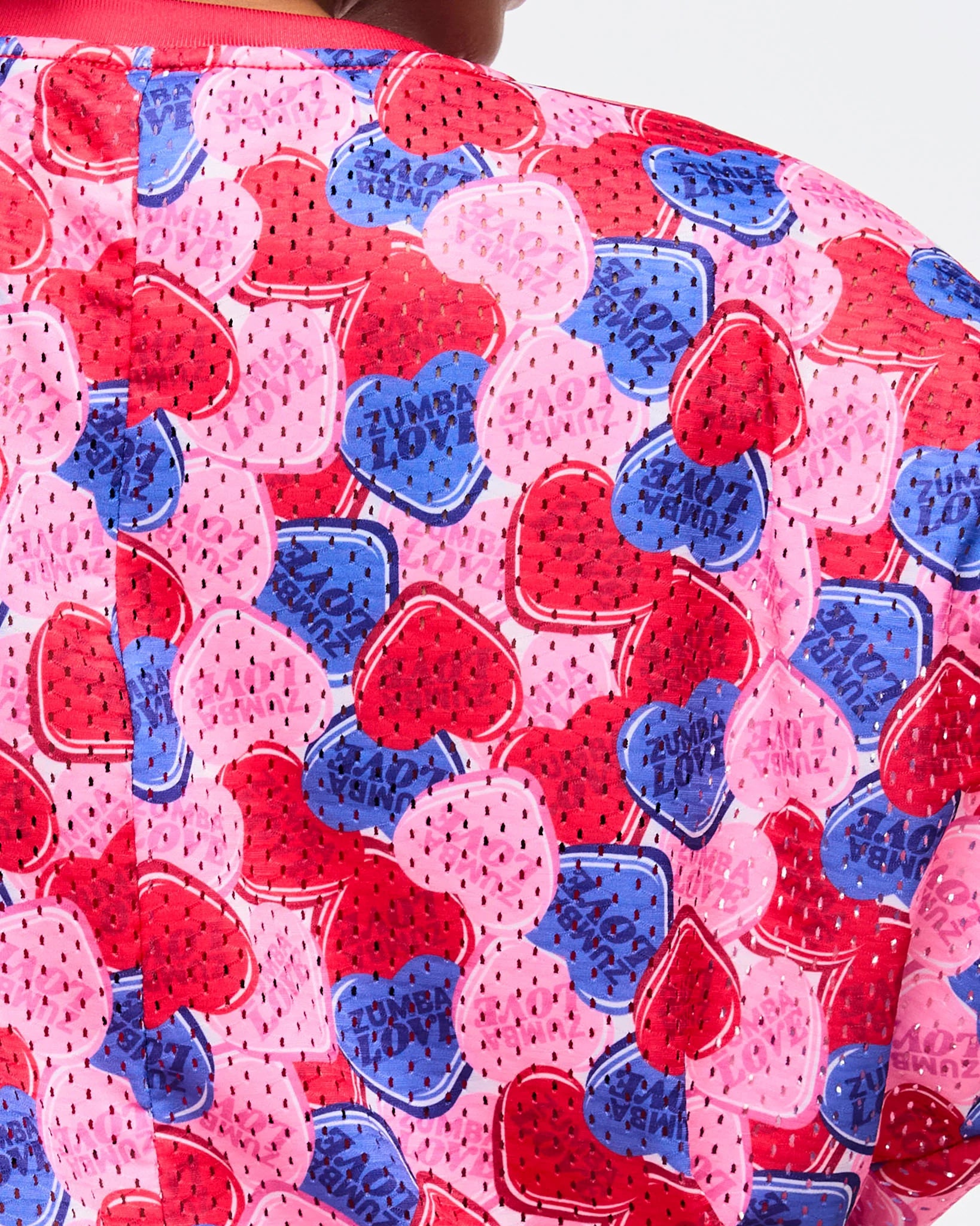 Zumba Love Boxy Dolman Crop Top B11
