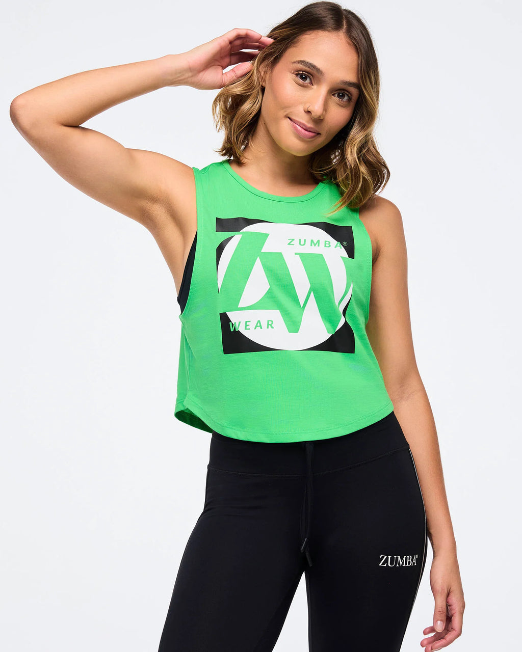 Zumba Haus Crop Muscle Tank- B6