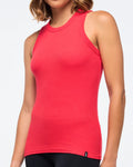 Zumba Haus High Neck Ribbed Tank- Z3