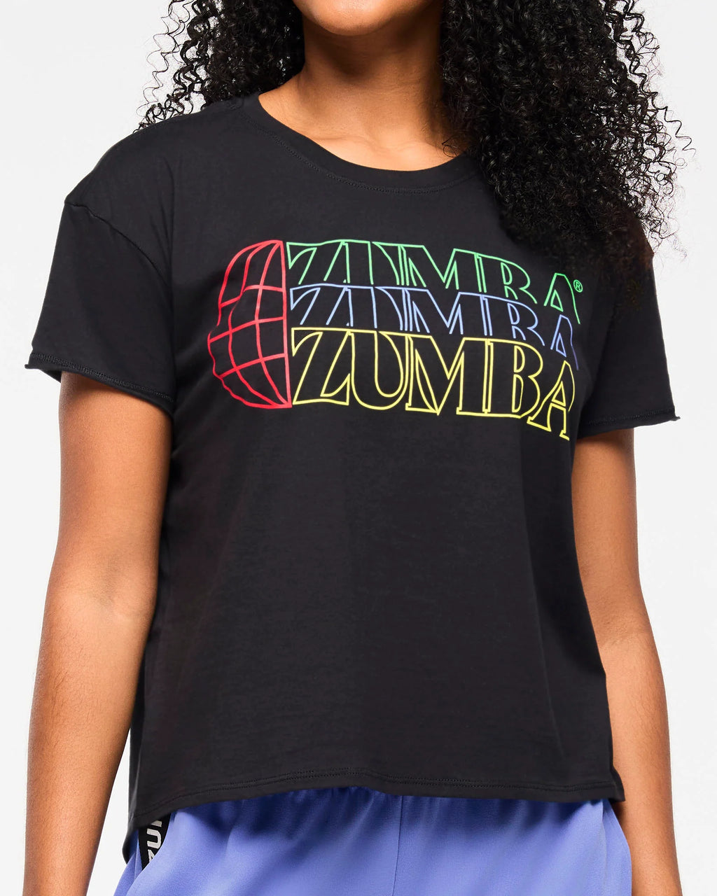 Zumba Haus High Low Crew Neck Top B5