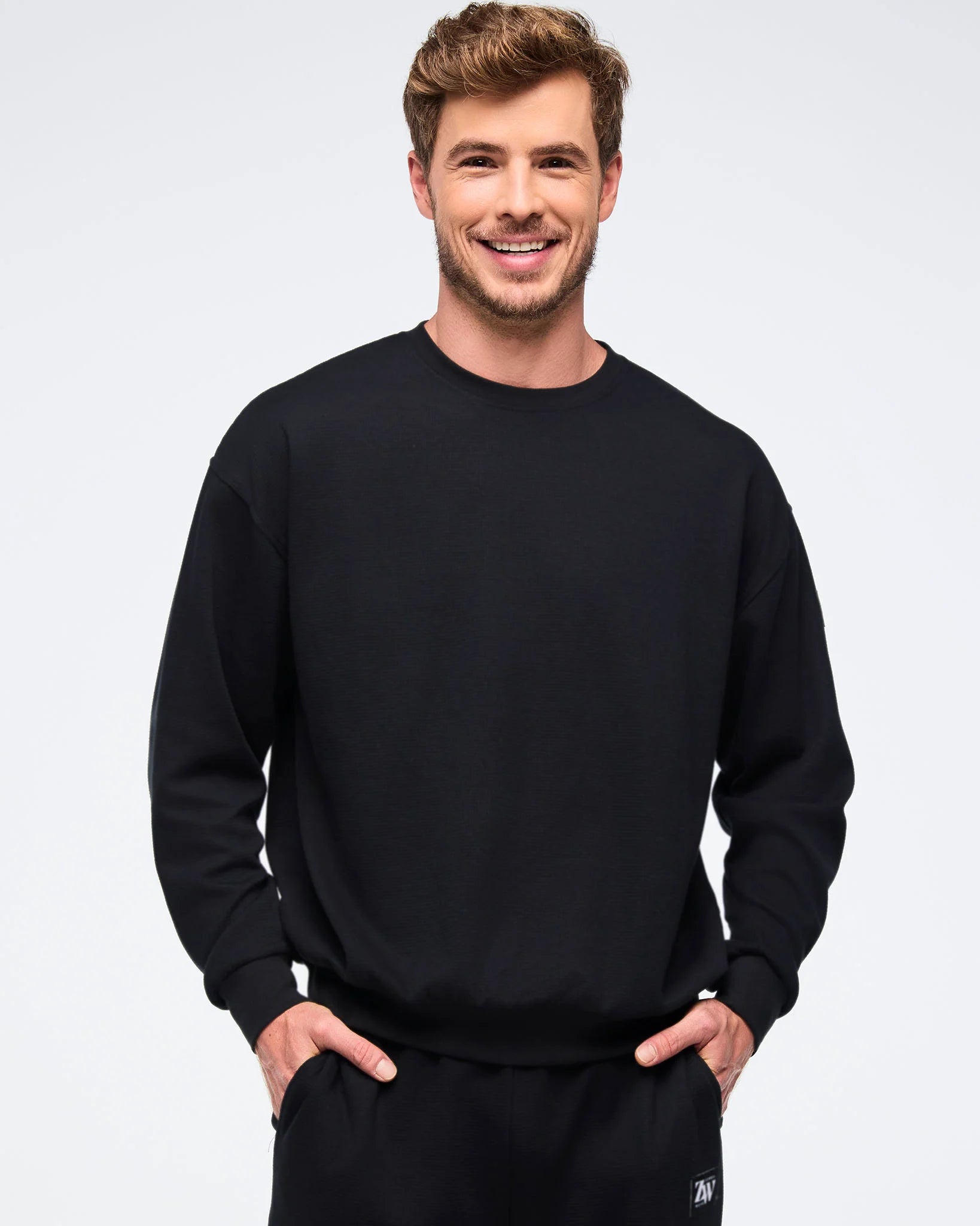 Zumba Haus Oversized Waffle Sweatshirt B7