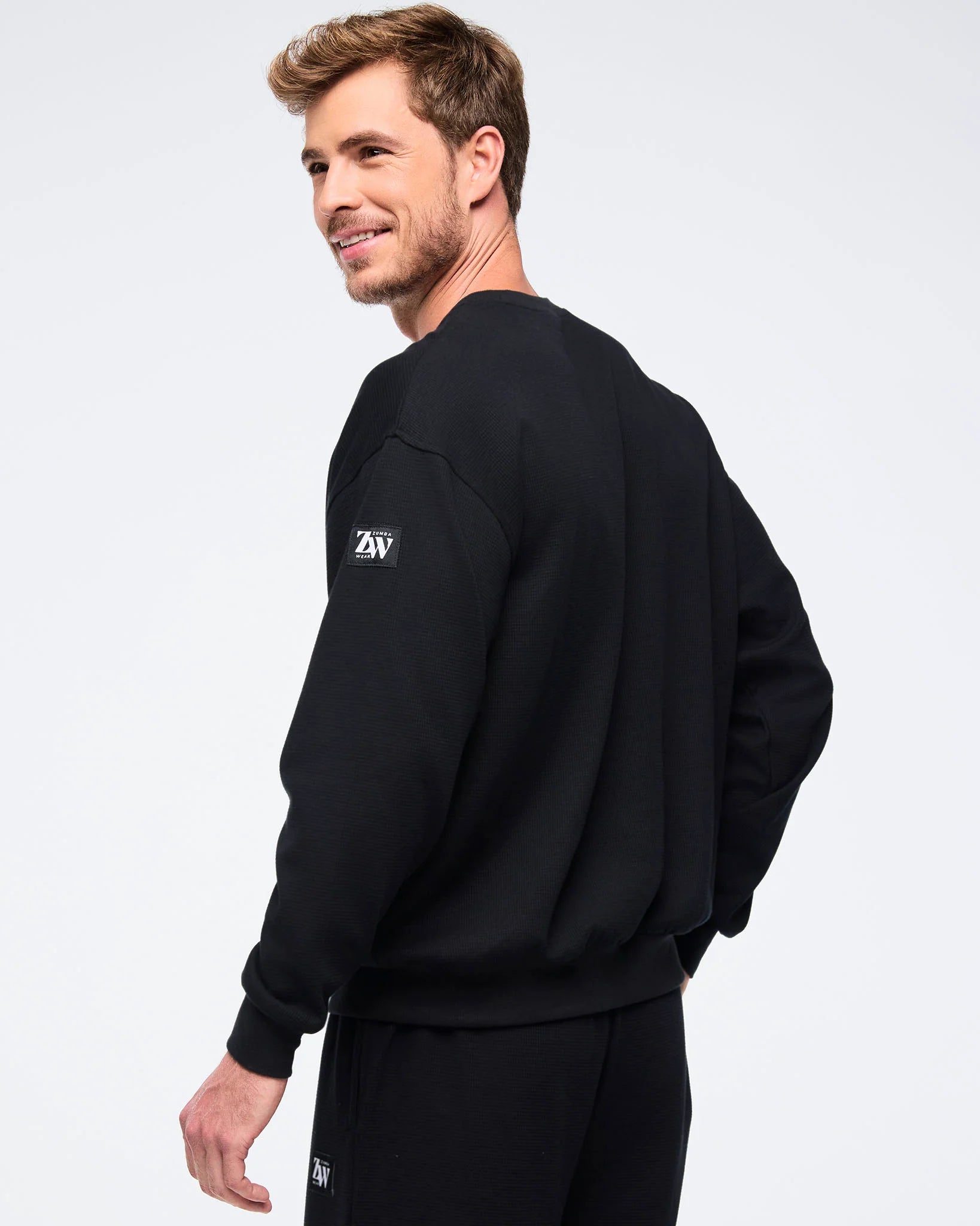 Zumba Haus Oversized Waffle Sweatshirt B7