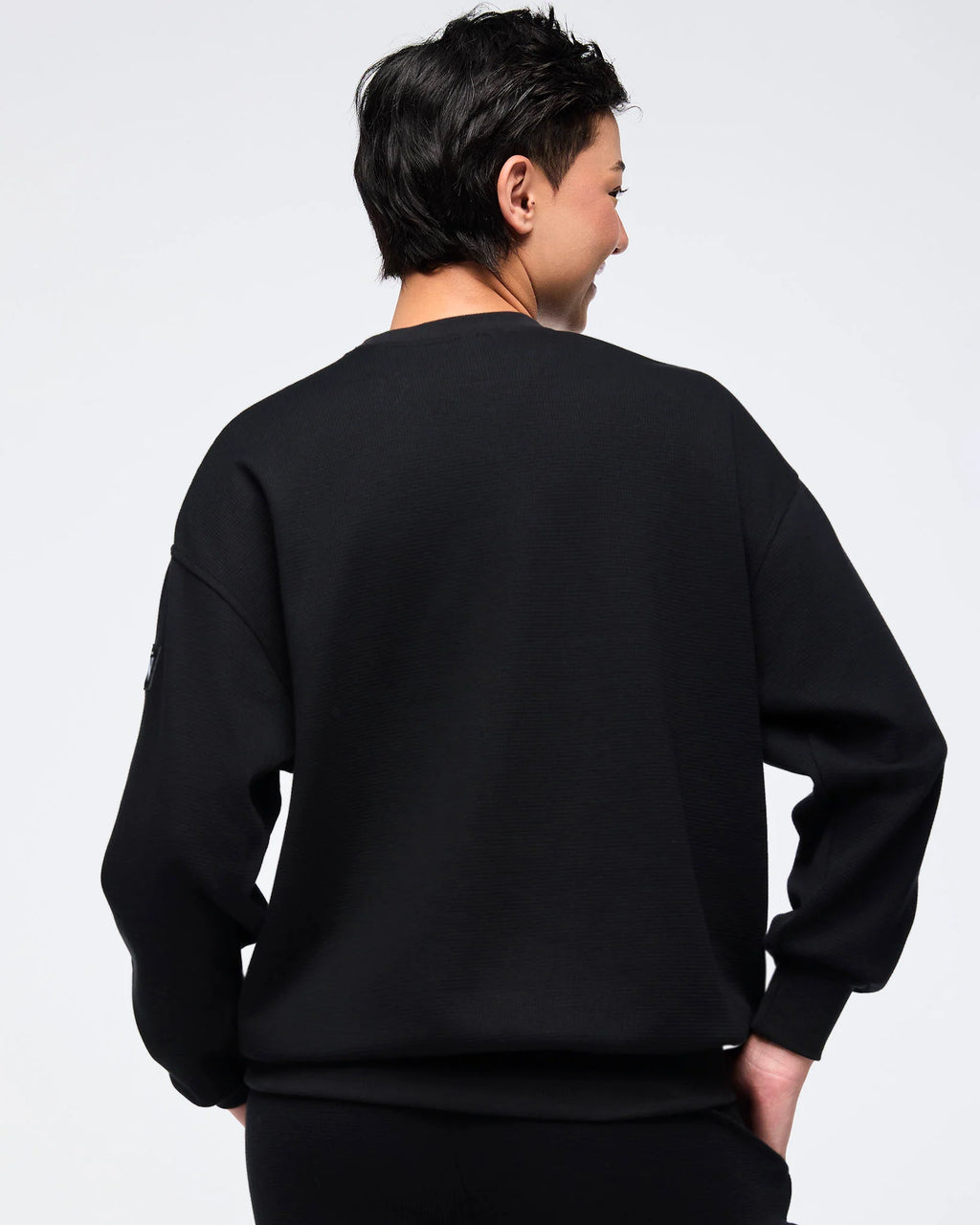 Zumba Haus Oversized Waffle Sweatshirt B7