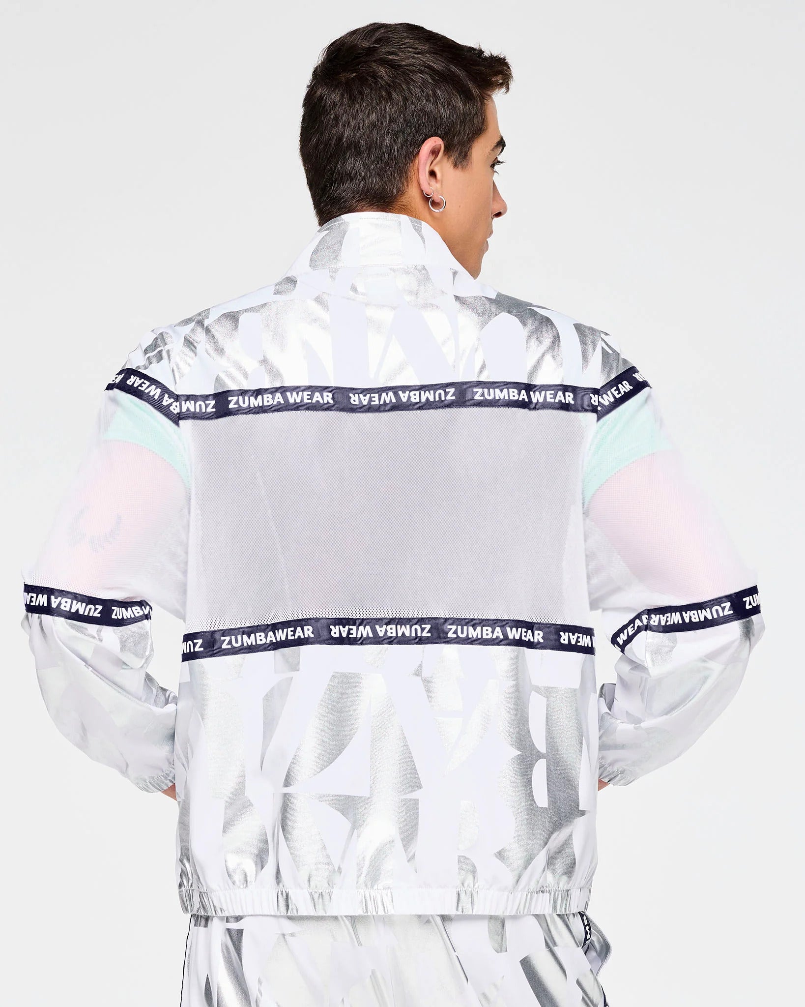 新作ユニセックスZumba Out Loud Woven Jacket With Mesh Zumba Out Loud Woven Jacket With Mesh Inserts B2